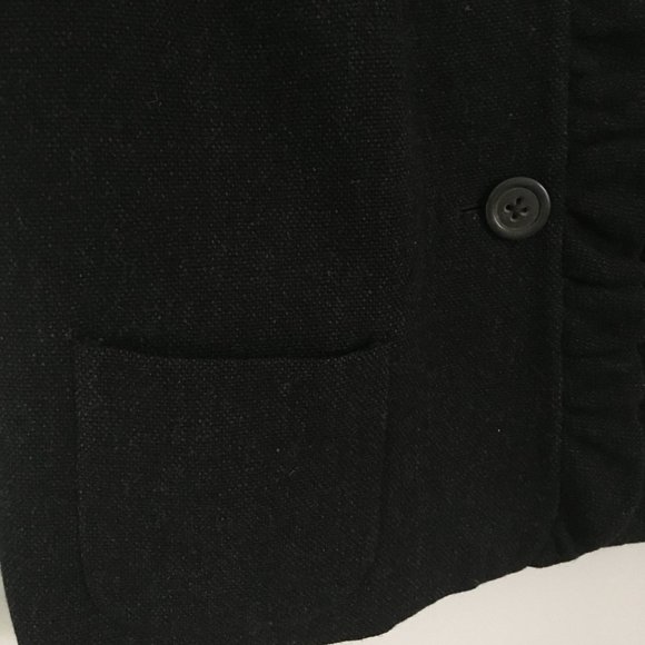 Wool J.Crew Cropped Jacket with Ruffle - Picture 4 of 7